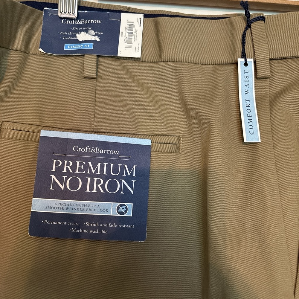 Croft & Barrow Classic Fit Khaki Pants
